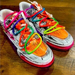 New Cristian Zerotre rainbow riot Limited edition shoes size 41